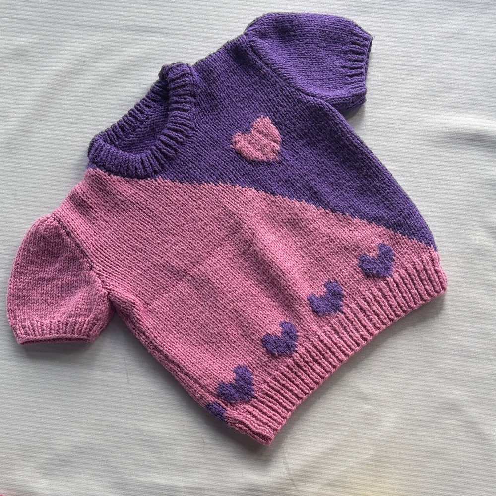 Knitted Girl’s Sweater